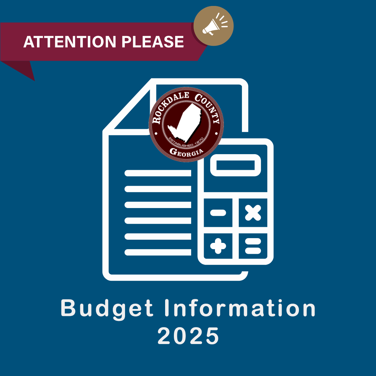 Budget Information 2025